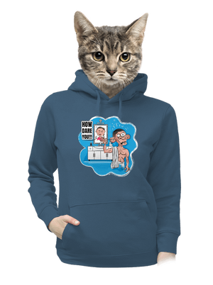 dámska mikina klokanka