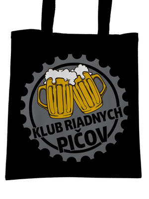 Klub riadnych pičov taška Black