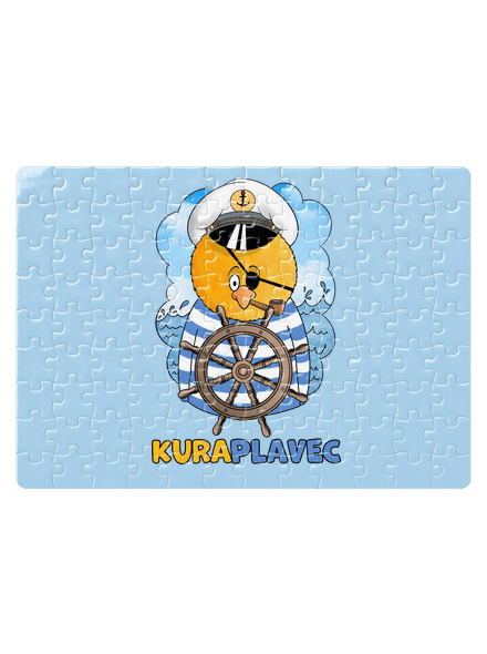 Kuraplavec puzzle White