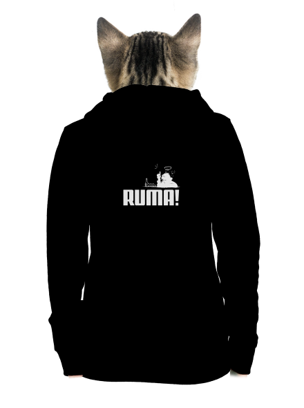 Ruma dámska mikina na zips Black