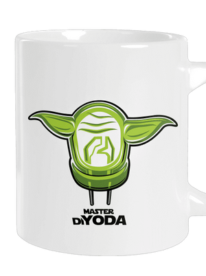 Mistr DiYoda veľký hrnček White