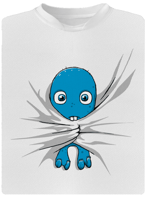 Bubák detské športové tričko White