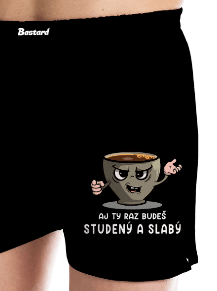 Studená káva pánske trenky Black