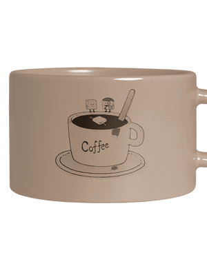 Kto zabil cukrík? hrnček makronka Brown Macaron