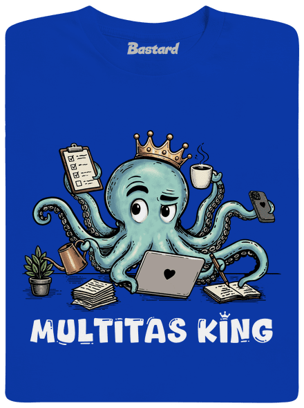 Multitas king pánske tričko Royal Blue