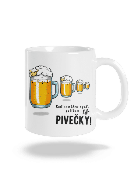 Pivečka klasický hrnček White