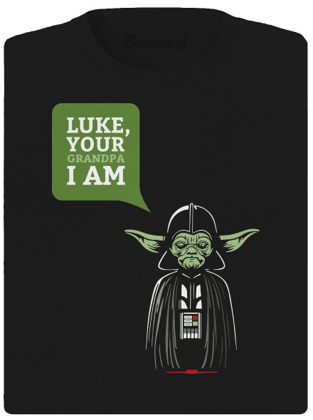 Mr. Yoda: Your grandpa I am dámske športové tričko Black