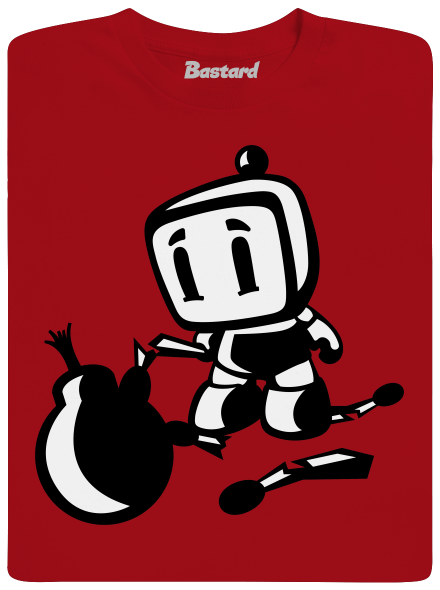 Bomberman pánske dlhý rukáv Red