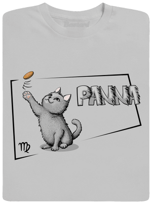 Mačací horoskop: Panna pánske tričko Pacific Grey