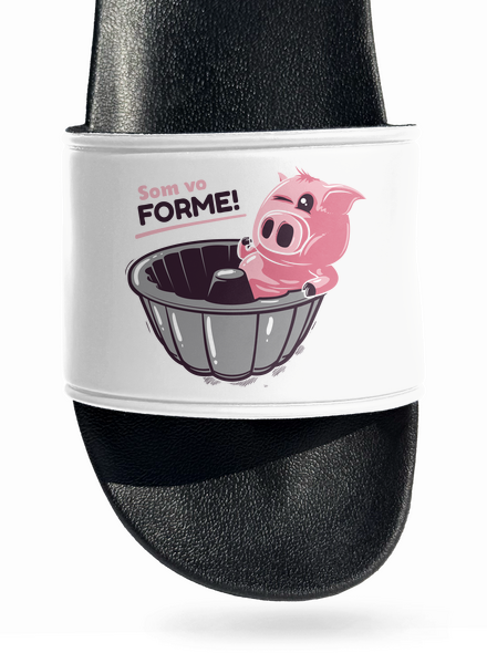 Vo forme šľapky White