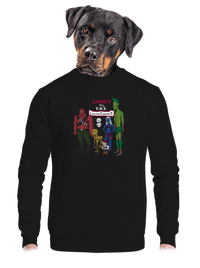 unisex mikina bez kapucne