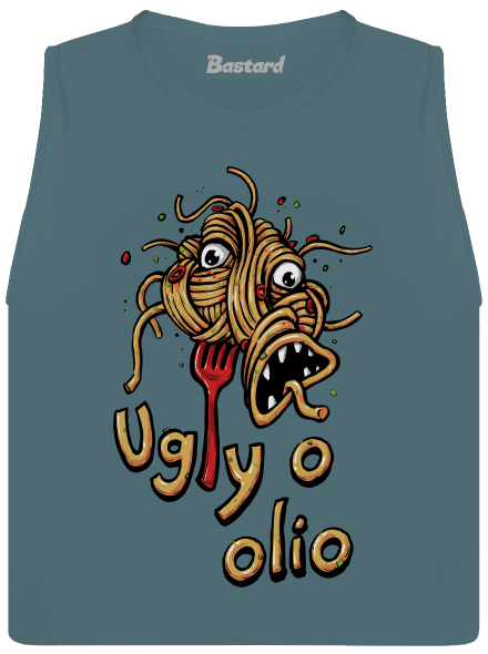 Ugly o olio dámske tielko voľné Heather Deep Teal