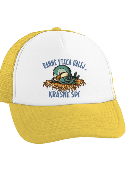 Ranné vtáča spí šiltovka truckerka Sunflower cap