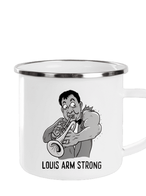 Louis Armstrong plecháčik White