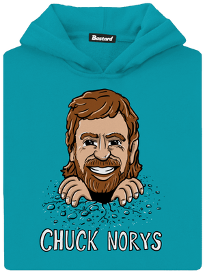 Chuck Norys detská mikina klokanka Hawaiian Blue