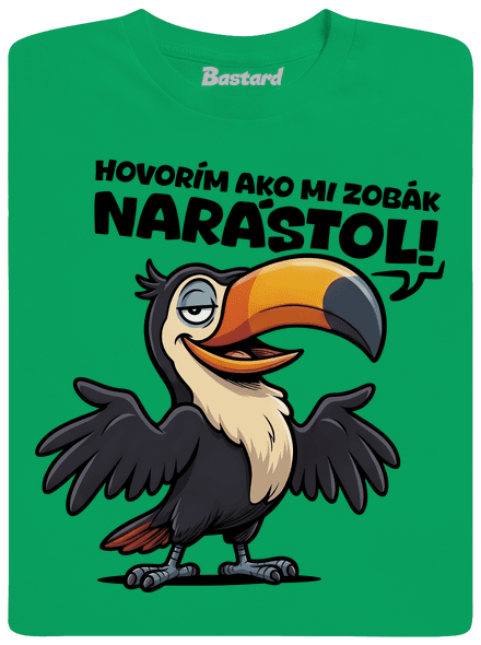 Ako mi zobák narástol pánske tričko Kelly Green