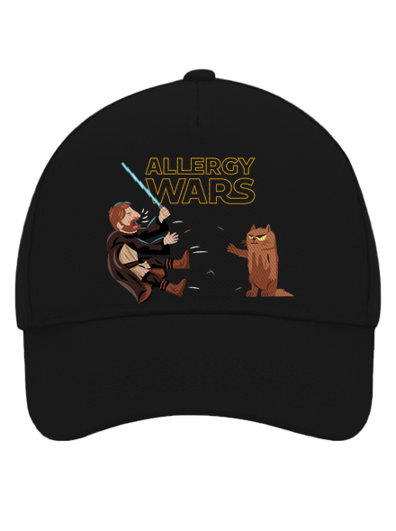 Allergy Wars šiltovka baseballka Black