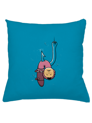 Dáda na rybách vankúš Blue Turquoise