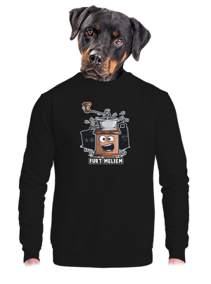 Mlynček unisex mikina bez kapucne Black