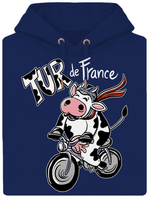 Tur de France unisex mikina premium Navy