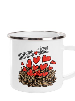 Hniezdo lásky plecháčik White