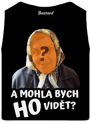 Mohla bych ho vidět? pánske tielko Black