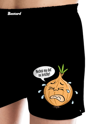 Cibuľa na krúžky pánske trenky Black