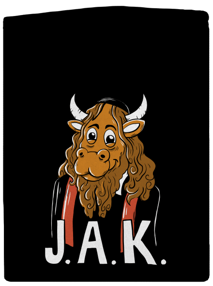 Jak pánska mikina na zips Black