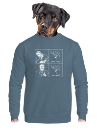 unisex mikina bez kapucne