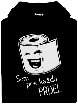 Prdel dámska mikina klokanka Black