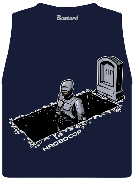 Hrobocop dámske tielko voľné Navy