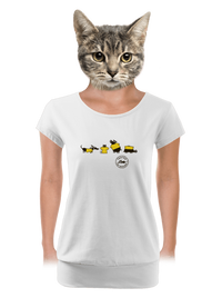 dámske tričko s lemom