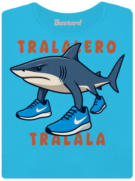 Tralalero Tralala – Italian Brainrot dámske tričko Blue Atol
