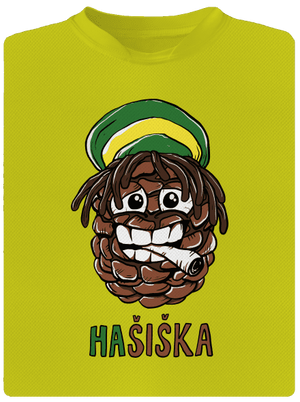 Hašiška pánske športové tričko Neon Yellow