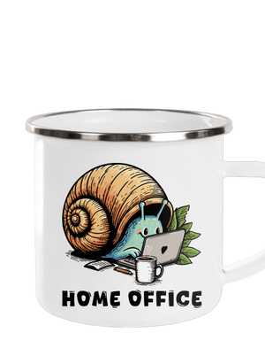 Slimákov home office plecháčik White