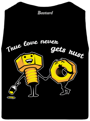 Pravá láska pánske tielko Black