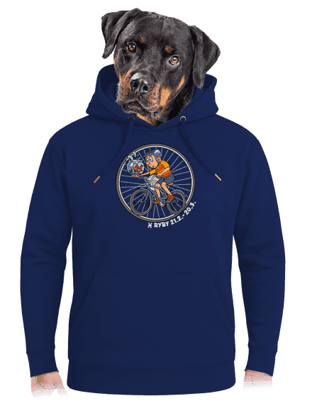Cyklistický horoskop: Ryby unisex mikina premium Navy