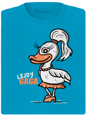 Lejdy Gaga dámske športové tričko Blue Atol