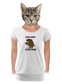 dámske tričko s lemom