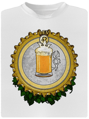 Pivný horoskop: Lev pánske športové tričko White