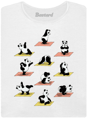 Pandia jóga dámske tričko prémium White