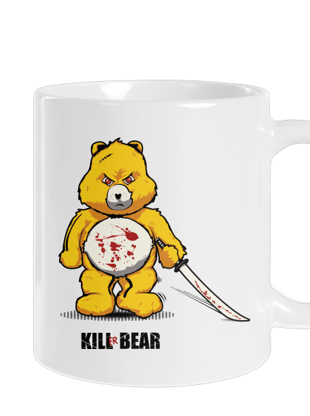Killer bear klasický hrnček White