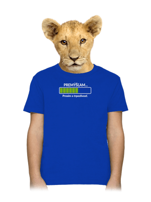 Premýšľam detské tričko Royal Blue