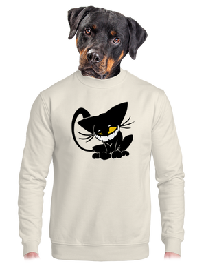 unisex mikina bez kapucne