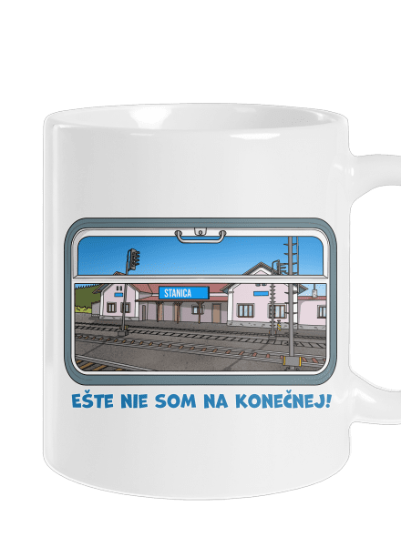 Nie som na konečnej klasický hrnček White