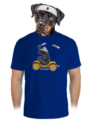 Votrelníček pánske športové tričko Royal Blue Mal