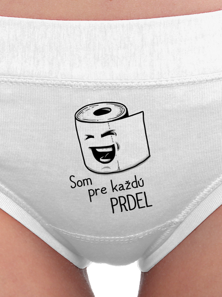 Prdel dámske nohavičky White