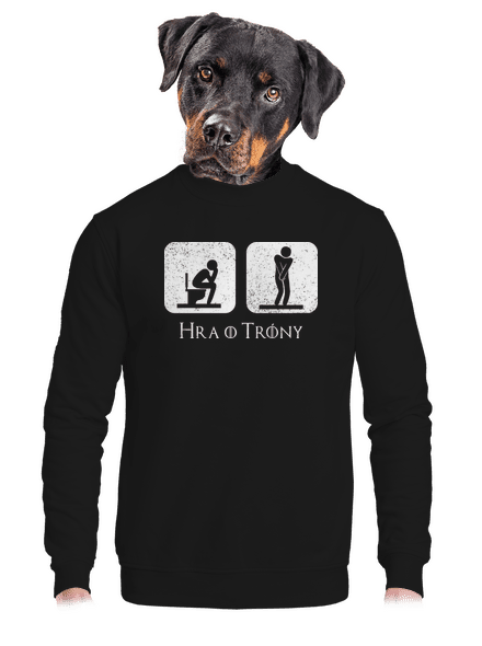 Hra o trůny unisex mikina bez kapucne Black