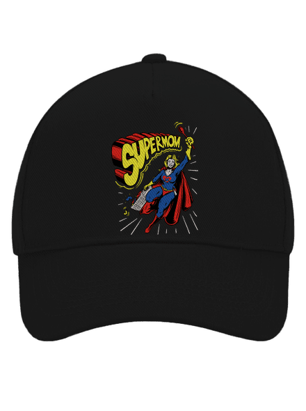 Supermom šiltovka baseballka Black