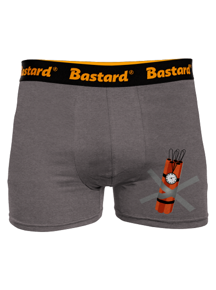 Dynamit boxerky Gray Melange